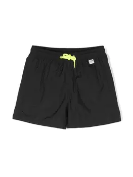 Плавки-шорты с аппликацией из коллаборации с Pantone MC2 Saint Barth Kids, черный