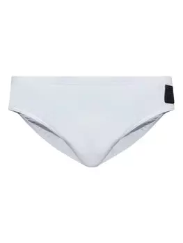 Плавки-шорты с аппликацией логотипа Balmain, белый