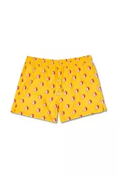 Плавки-Шорты с фигурным принтом Happy Socks, желтый