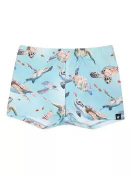 Плавки-шорты с графическим принтом Molo, синий