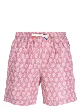 Плавки-шорты с кулиской и цветочным принтом Altea, фиолетовый