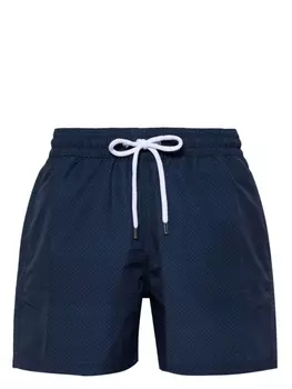 Плавки-шорты с кулиской и принтом Frescobol Carioca, синий