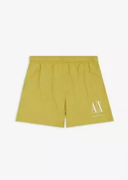 Плавки-шорты с логотипом Armani Exchange, зеленый
