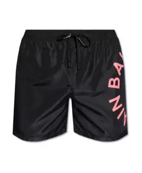 Плавки Шорты с логотипом Balmain, черный