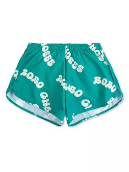 Плавки-шорты с логотипом Bobo Choses, зеленый