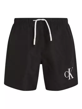 Плавки-шорты с логотипом Calvin Klein Kids, черный