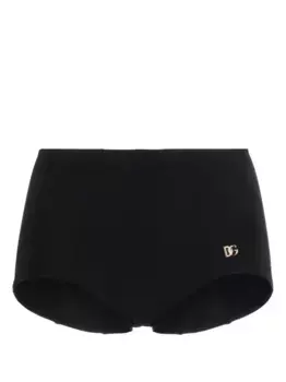 Плавки-шорты с логотипом DOLCE & GABBANA, черный