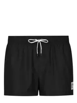 Плавки-шорты с логотипом DOLCE & GABBANA, черный