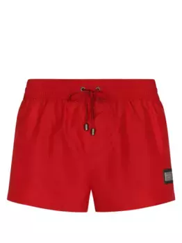 Плавки-шорты с логотипом DOLCE & GABBANA, красный
