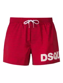 Плавки-шорты с логотипом DSQUARED2, красный