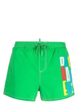 Плавки-шорты с логотипом Dsquared2, зеленый