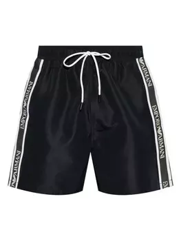 Плавки-шорты с логотипом Emporio Armani, черный