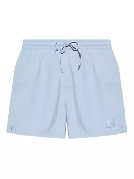 Плавки-шорты с логотипом Emporio Armani, синий