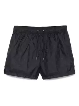 Плавки-шорты с логотипом Giorgio Armani, синий