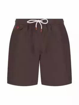 Плавки-шорты с логотипом Kiton, коричневый
