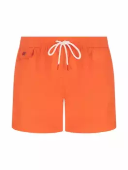Плавки-шорты с логотипом Kiton, оранжевый
