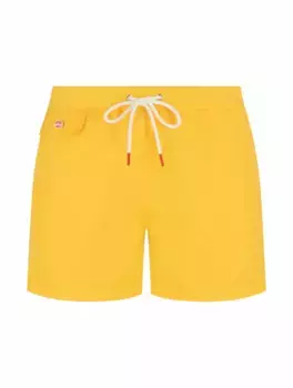 Плавки-шорты с логотипом Kiton, жёлтый