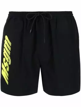 Плавки-шорты с логотипом MSGM, черный