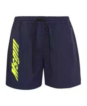 Плавки Шорты с логотипом Msgm, синий