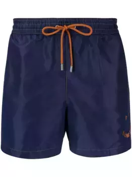 Плавки-шорты с логотипом Paul Smith, синий