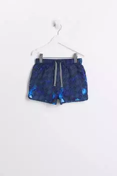 Плавки-Шорты с молниями для мальчиков River Island, черный