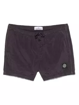 Плавки-шорты с нашивкой «компас» Stone Island, фиолетовый