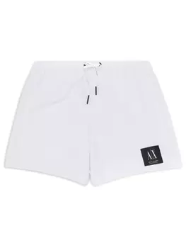 Плавки-шорты с нашивкой-логотипом Armani Exchange, белый