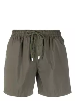 Плавки-шорты с нашивкой-логотипом Fedeli, зеленый