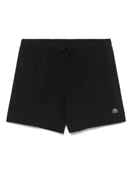 Плавки-шорты с нашивкой-логотипом Moose Knuckles, черный