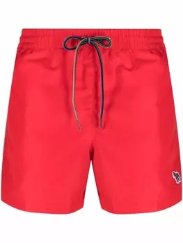 Плавки-шорты с нашивкой-логотипом Paul Smith, красный