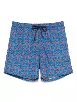 Плавки-шорты с принтом «бабочки» Drumohr, синий