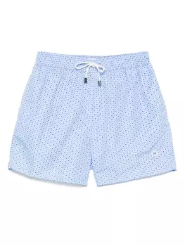 Плавки-шорты с принтом Borrelli, синий