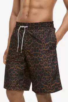 Плавки-шорты с принтом H&M, коричневый