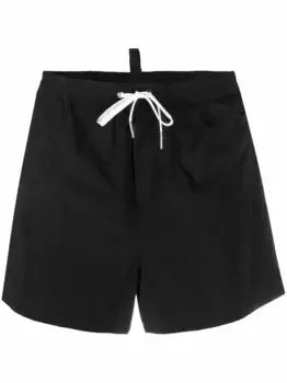 Плавки-шорты с принтом Icon DSQUARED2, черный