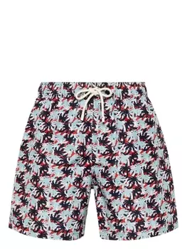Плавки-шорты с принтом Palms Camo Palm Angels, синий