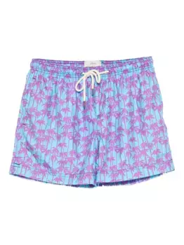 Плавки-шорты с принтом PENINSULA SWIMWEAR, синий