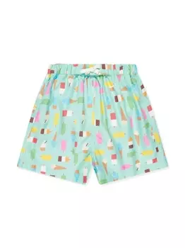 Плавки-шорты с принтом Rachel Riley, синий