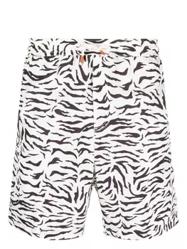 Плавки-шорты с принтом Reina Olga, белый