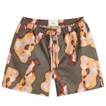 Плавки-Шорты с принтом «Тень» Folk, мультиколор