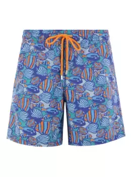 Плавки-шорты с принтом Vilebrequin, синий