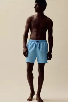 Плавки-Шорты с узором H&M, синий