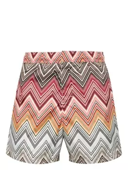 Плавки-шорты с узором зигзаг Missoni, оранжевый