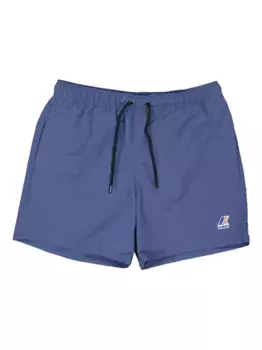 Плавки-шорты с вышитым логотипом K-Way, синий