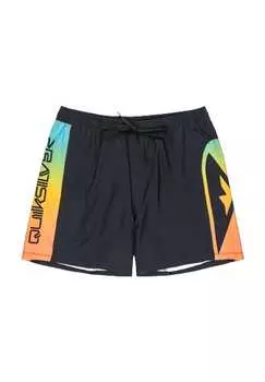 Плавки-Шорты с завязками и задним карманом Quiksilver, черный