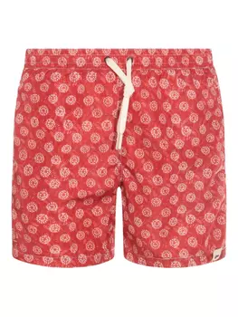 Плавки-шорты с жаккардовым узором Altea, красный