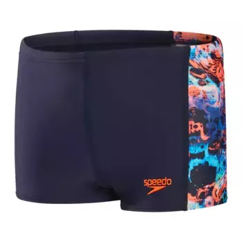 Плавки-шорты Speedo Boys' Allover Panel Aquashort, синий
