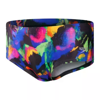 Плавки-шорты Speedo мужские Club Training Allover Brief 13,5 см, черный