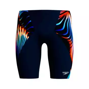 Плавки-шорты Speedo мужские с цифровым V-образным вырезом Jammer, черный