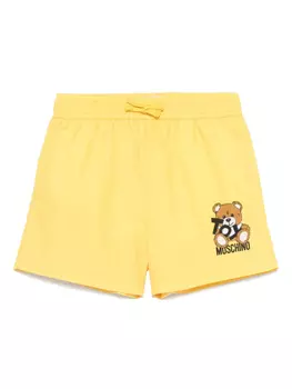 Плавки-шорты Teddy Bear Moschino Kids, желтый