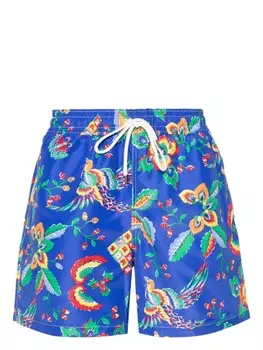 Плавки-шорты Traveller с цветочным принтом Polo Ralph Lauren, синие